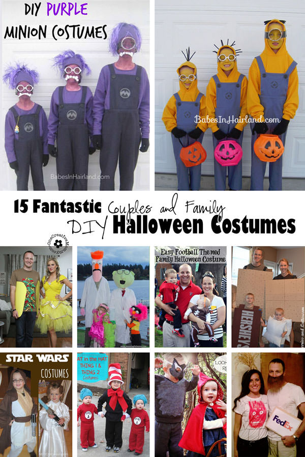 15 costumes and Families  Halloween best  diy 2014 Awesome  DIY for Costumes couples Couples